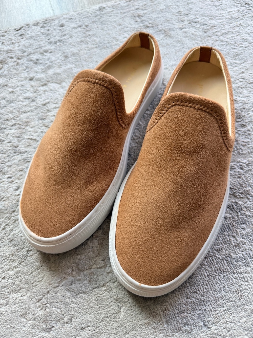Jenni Kayne Suede Slider Sneaker Slip On Mules NWOB 39
